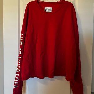 Victoria sport cropped sweatshirt